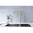 Pot Filler Faucet Extension - Double Handles, Brass, Smooth Discharge, Rusting Produce Sufficient Flow, Splash-1619583974