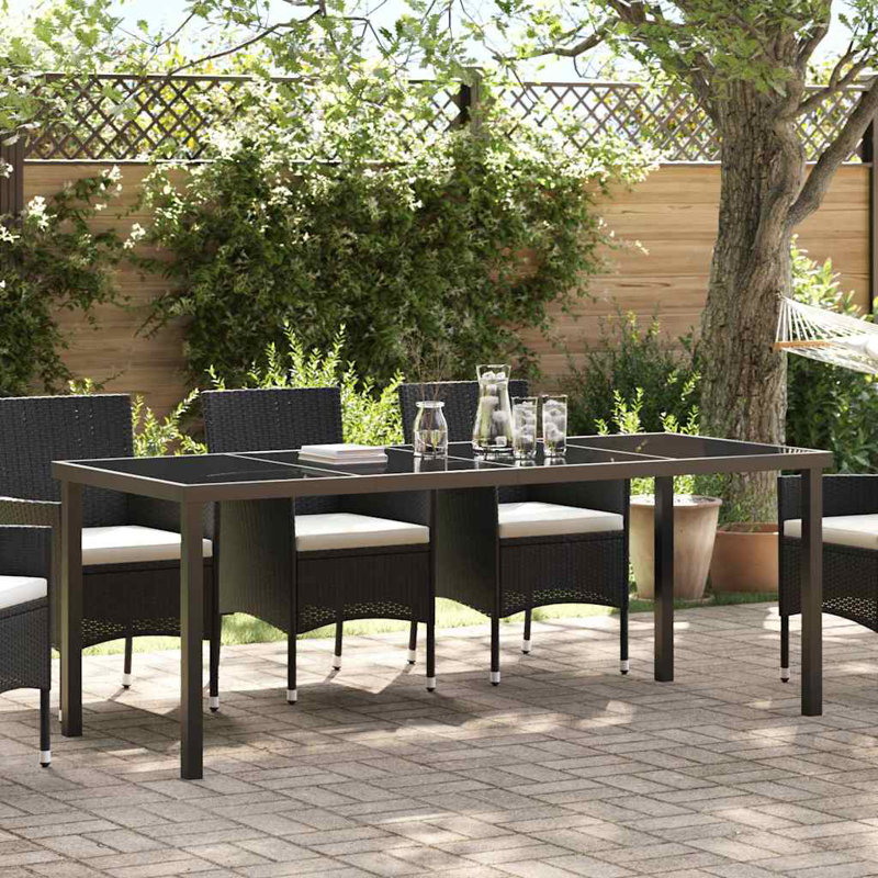 Rectangular Metal Outdoor Dining Table , 200cm cm W 80cm cm D