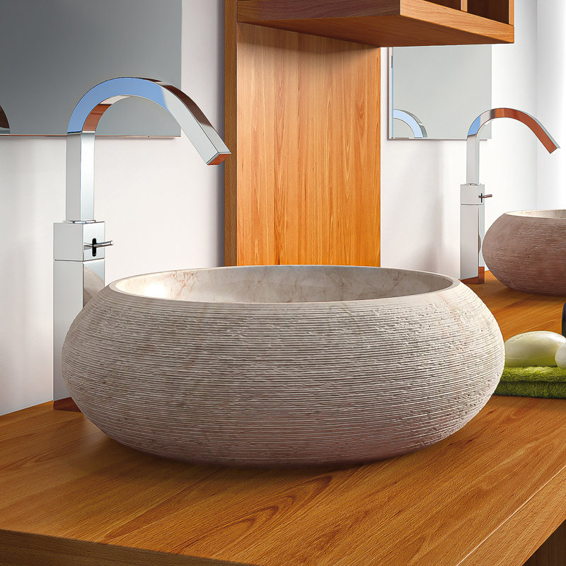 17.72'' L Bathroom Sink, Beige