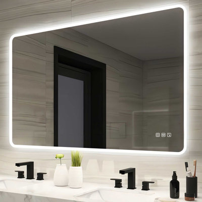 Illuminez votre salle de bain avec notre miroir Bluetooth DEL