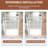 44–48" W x 72" H Semi-Frameless Sliding Shower Door with Clear Tempered Glass and Nano Coating, Chrome-121282826