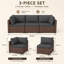  Safa de patio avec coussins Outdloor-1228340770-1228340774