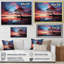 Symphonie bleue et bleue sur toile-2079658378-2079658379