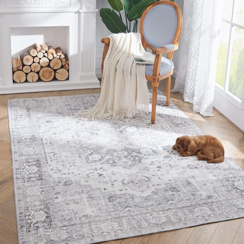 Tapis intérieur lavable Decarla Chenille Mashine