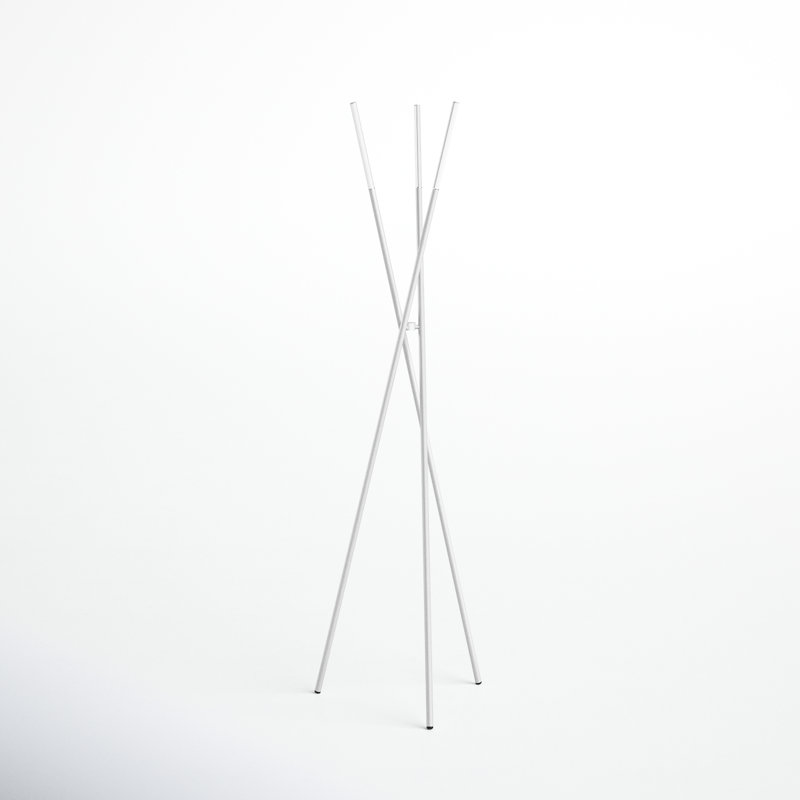 Simmons 73.5'' LED Tripod Floor Lamp, Silver