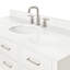 Ensemble de meuble-lavabo simple mural 54,25 "Macmullin-1191661089