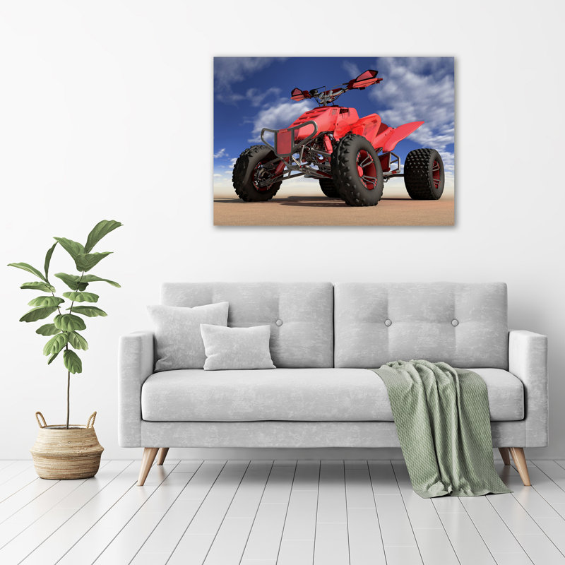 Quad In The Desert - Wrapped Canvas Print