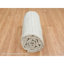 12'1"x12'1" Ivory Hand Loomed Undyed Natural Wool Modern Design Round Rug 39970C3E069F4ABB94FFC3E81BF754BF