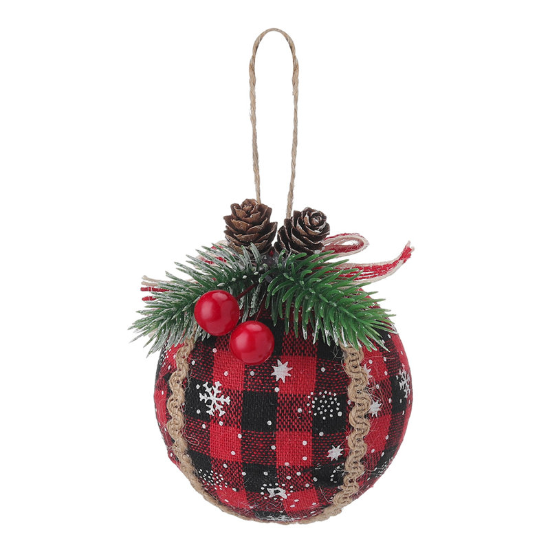 8cm Fabric Furniture Ball Ornament