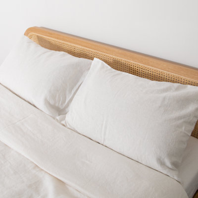 100% Linen Machine Woven Pillowcase Case Pack