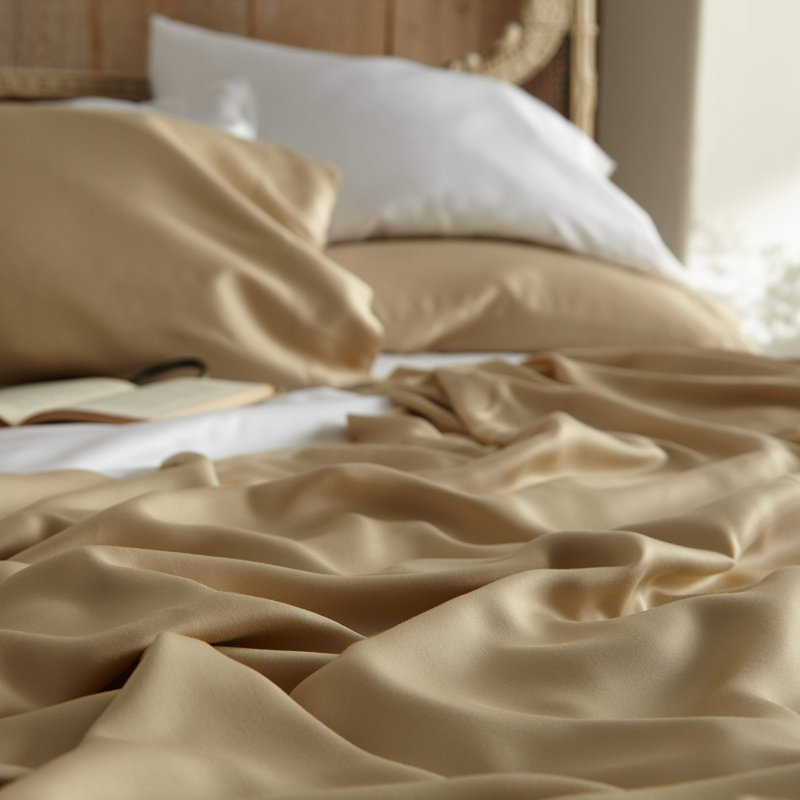 Urban Bamboo Power Loom Sheet Set, Champagne, King Sheet Set