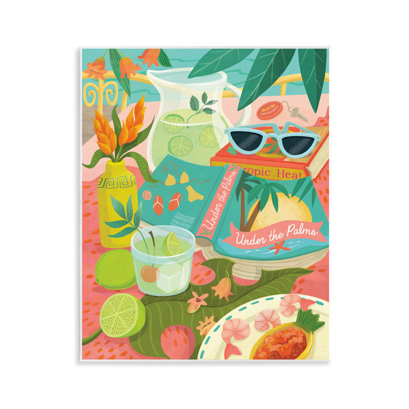  "Tropical Drinks on Beach", art mural par Laura Watson