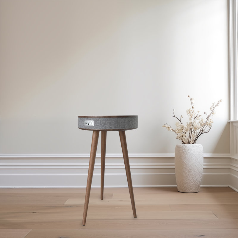 Mars Lite Smart Coffee Table With Bluetooth Spearker And Wireless Charger And Built-In Battery, Brown