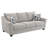 Rajrani Boucle Upholstered Sofa Light Grey-349696453