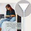 Lampe torchère moderne sur pied 71 po avec abat-jour en plastique givré Ankrum