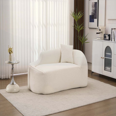 Compression Curved Chaise Longue Chair