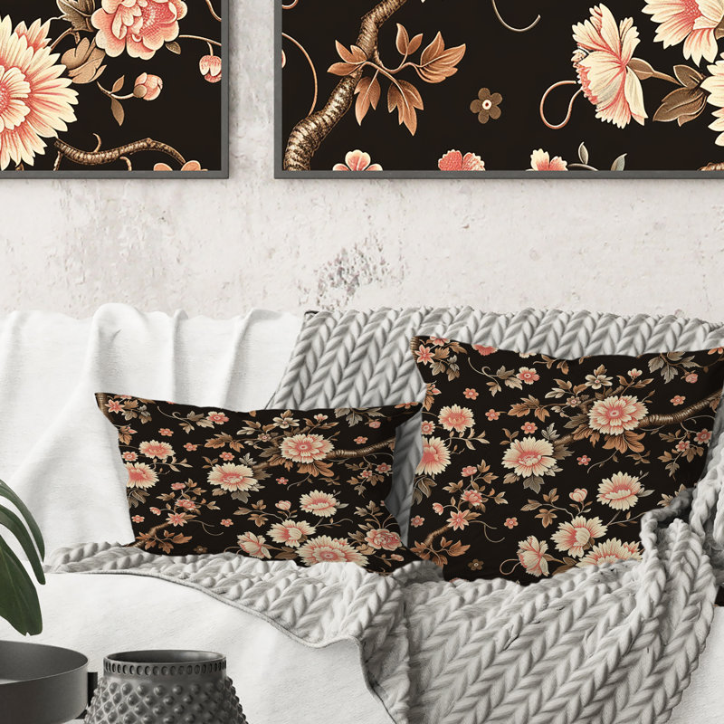 Coussin Brown, H 18 po x l 18 po