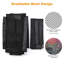 Housse de rechange en filet pour poubelle de piscine 424 gallons noir Yescom-124489344
