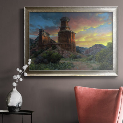 «Spell Of The Palo Duro», toile encadrée de qualité supérieure - prête à être accrochée