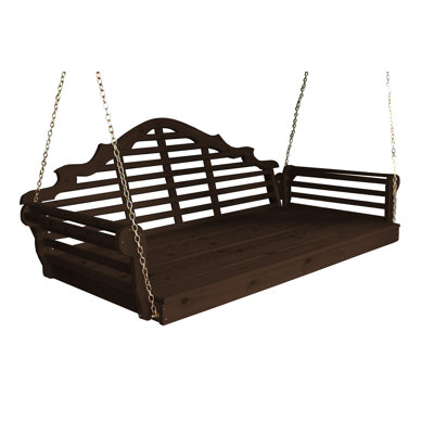 Elfetie 5 Person Cedar Porch Swing