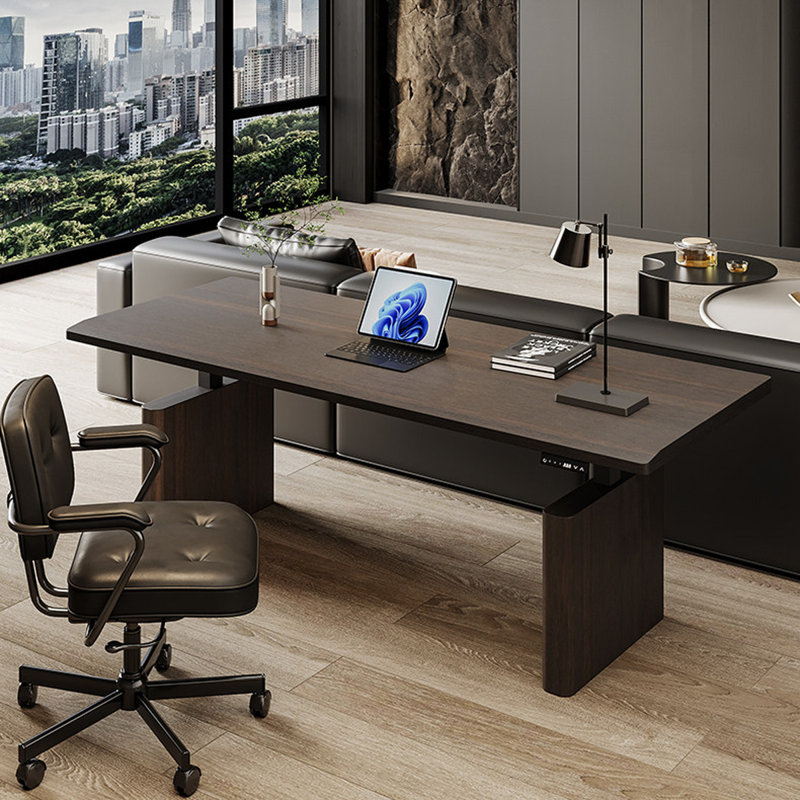Bureau électrique 62,99 po, 28.35" H x 62.99" W x 25.59" D