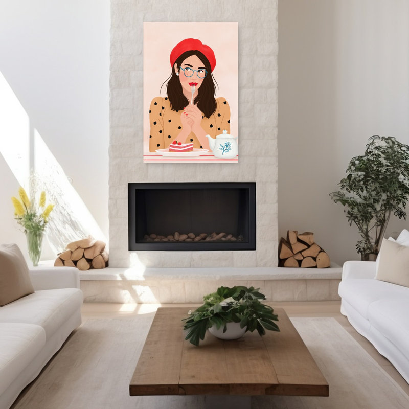 Art contemporain Portrait de fruits, H 48 po x l 32 po