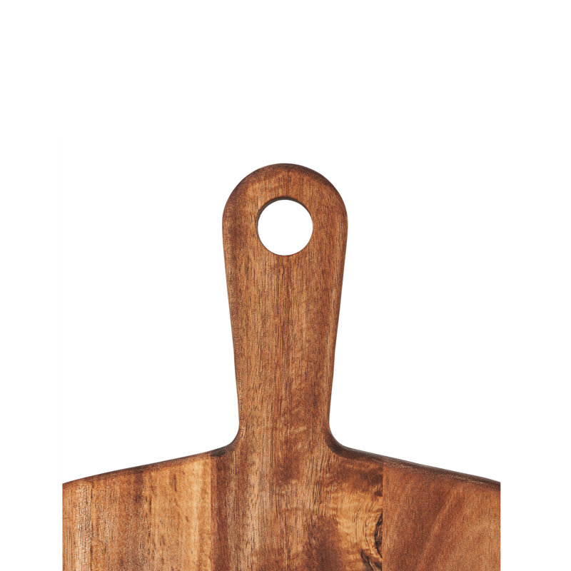 Planche à découper moyenne en bois d'acacia Cole & Mason Barkway 18,1 po x 10,6 po, Noyer rustique, L 10,8 po x L 18,15 po