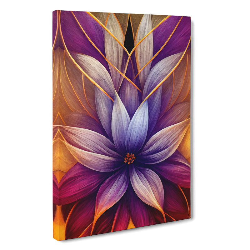 XC1022-162X A Super Flower - Wrapped Canvas Print, 50cm H x 35cm W x 3cm D