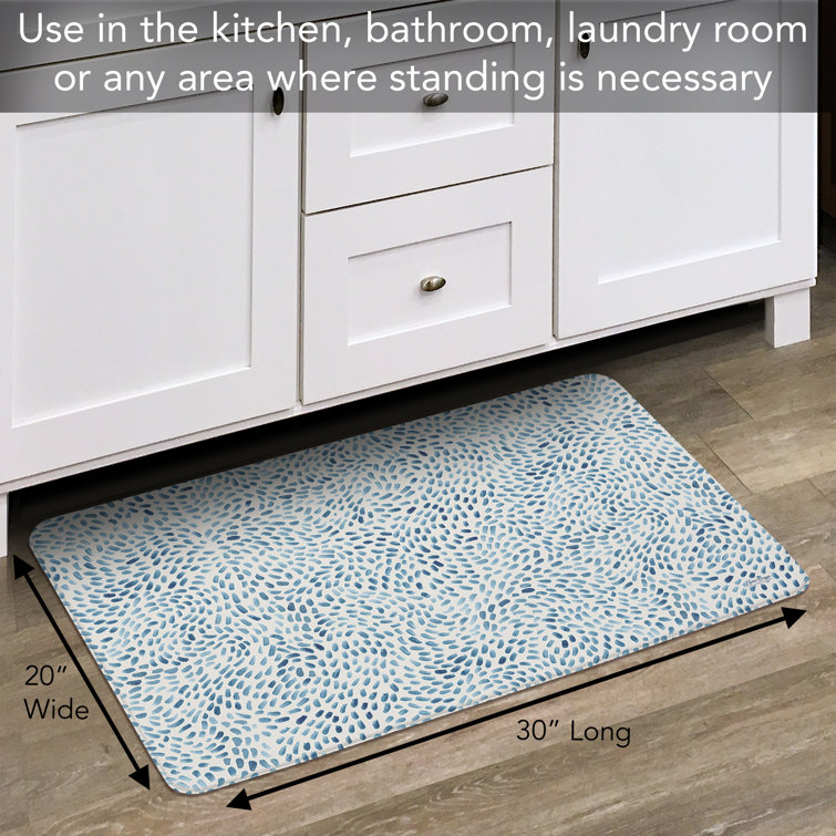 Ileading Anti Fatigue Kitchen Mats Set of 2 Farmhouse Kitchen Rugs