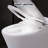 Upmarket Toilet With Self-Cleaning Wand, Dual Flush 1/1.28 , Foot Sensor Flush, White Night , Knob Control, Cold Water Wash, Strong Soft Close, Spotless Compact, Clean