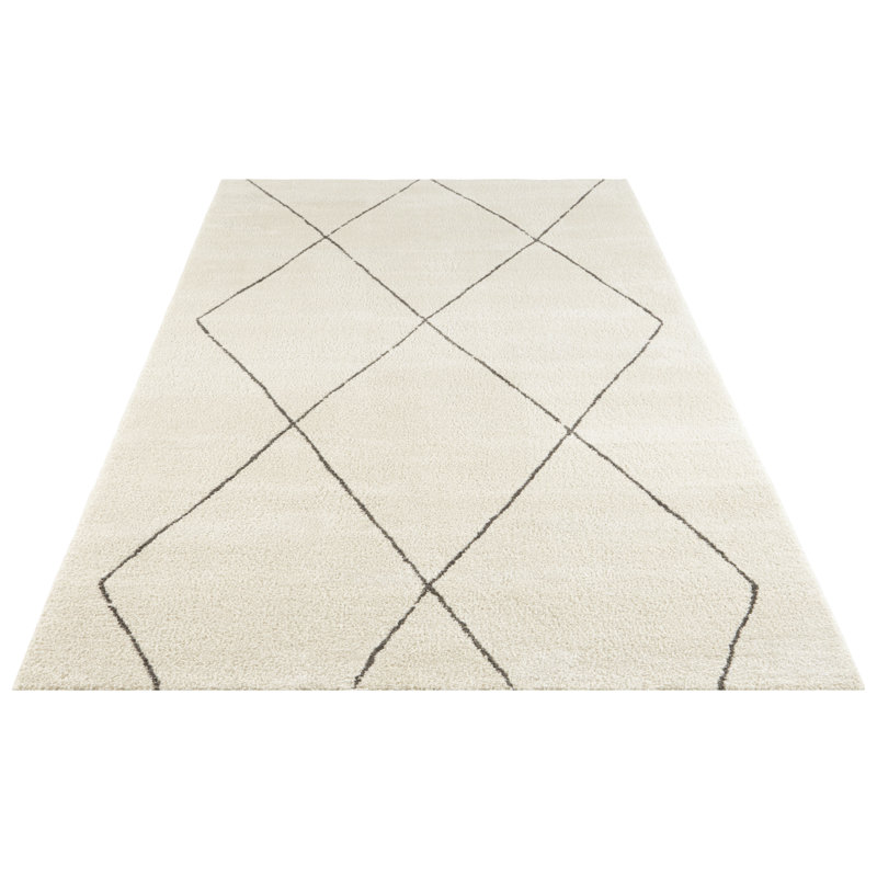 Massy Grey Rug, Rectangle 160 x 230cm