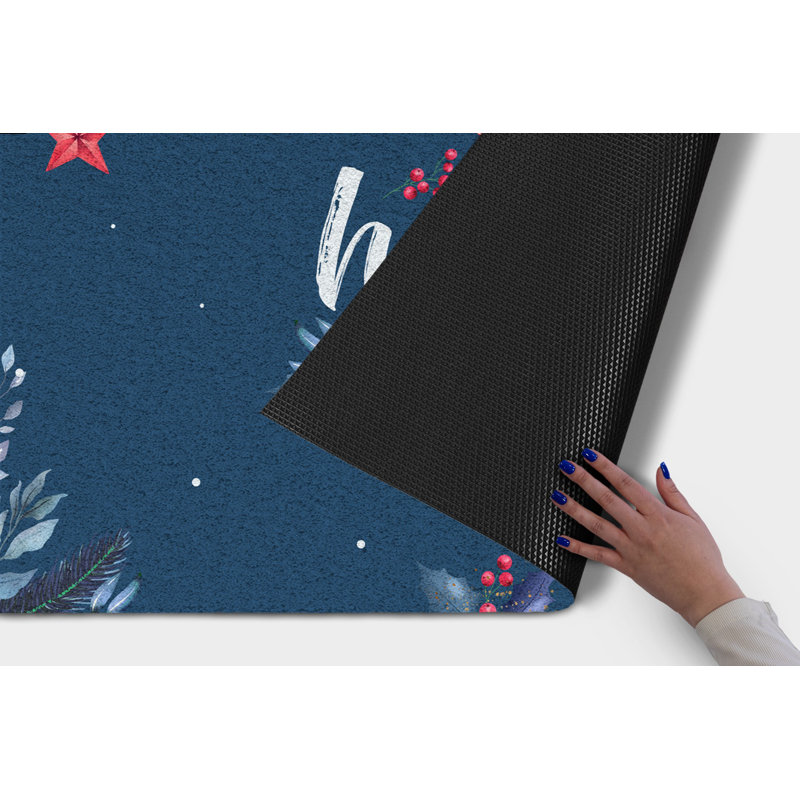 Santa Non-Slip Outdoor Door Mat, 100cm W x 150cm L