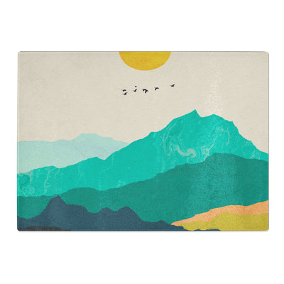 Nordic Minimalist Landscape No.2 Chopping Board