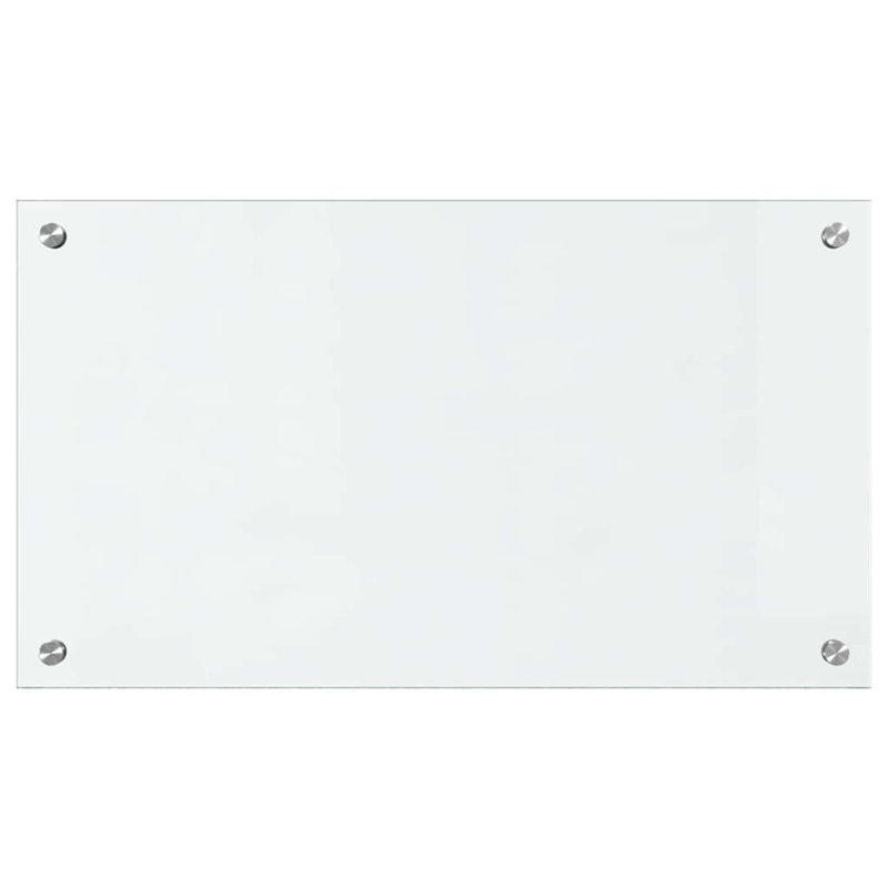 Vidaxl Kitchen Backsplash Tempered Glass Surface Modern Decor Home Style Chic, Transparent, 70cm H x 40cm W