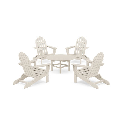 POLYWOOD® Classic Adirondack 4-Person Patio Seating Group