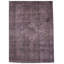 Tapis mauve foncé à transition de couleur 7 pi 4 po x 10 pi 0 po