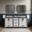 Ziva 72 in W x 22 in D Double Bath Vanity and White Top-50513845-113203839
