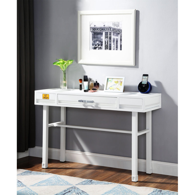 Bureau de coiffeuse Cargo, Blanc