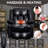 Dual Motor With Infinite Position Function Electric Medium Size Genuine Leather Black With Power Lift Function Recliner Chair With 8-Point Vibration With Massage Function And Lumbar With Heating Functioning-794564089