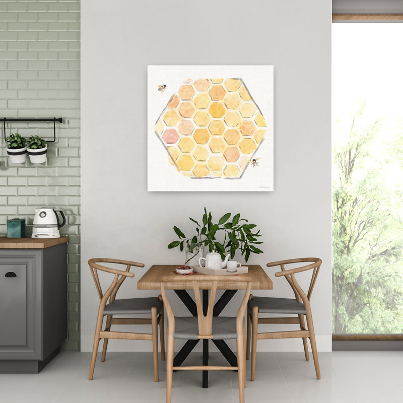 Art Garden Sweet Honey Vii avec abeilles, H 32 po x l 32 po