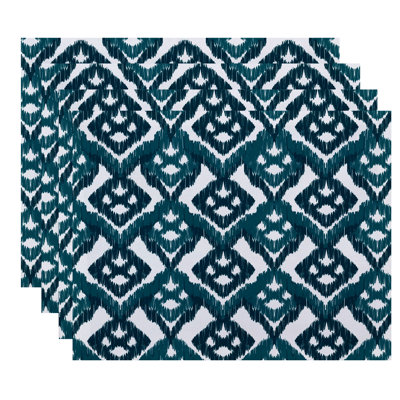 Feltner Polyester Geometric Rectangle Placemat