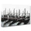 Docked Gondolas in Venice Italy in Abstract - Wrapped Canvas-55312576