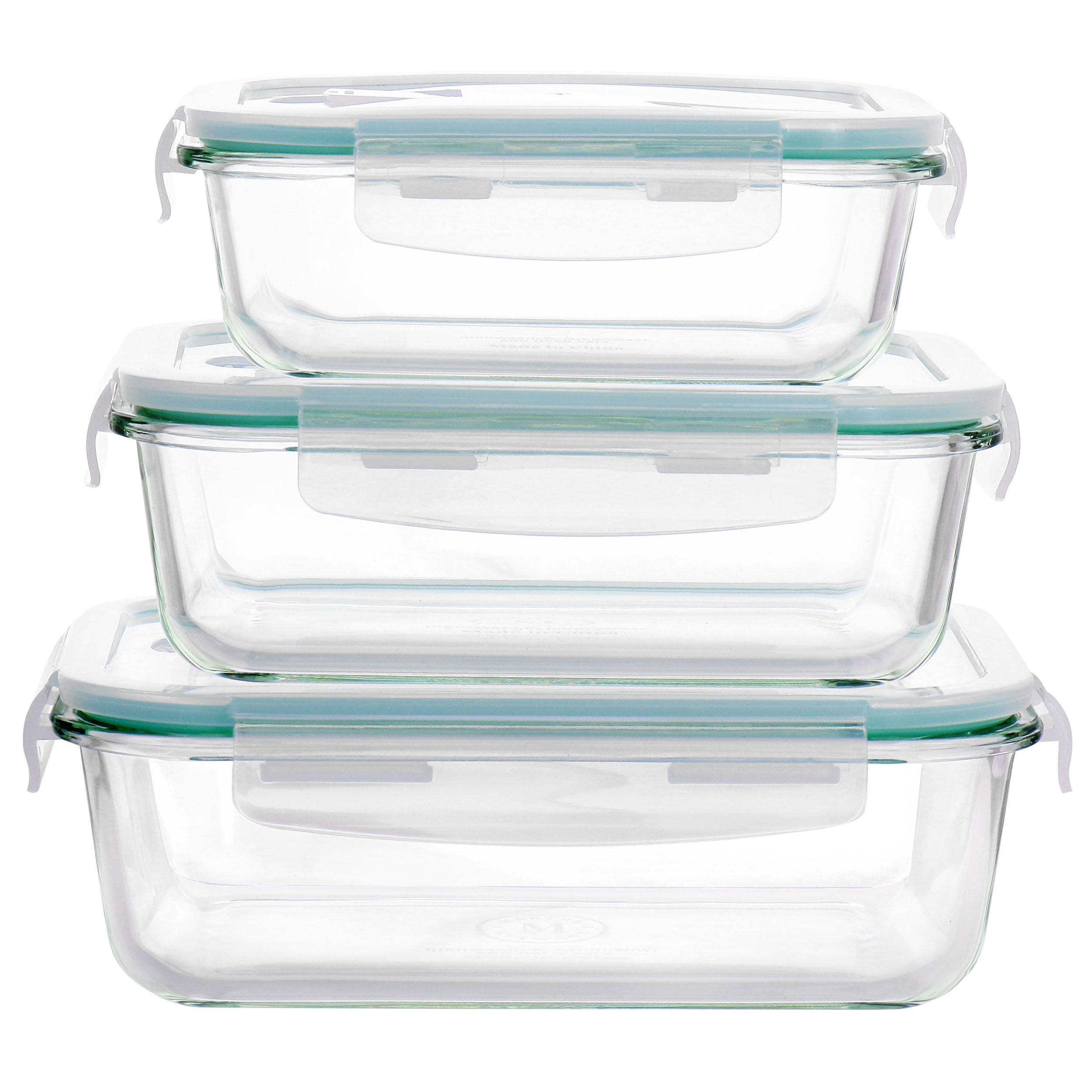 Borosilicate Green Glass Food Storage Meal Prep Containers Silicone Pad  Microwave Food Container With Airtight Lock Lids - Buy Borosilicate Green  Glass Food Storage Meal Prep Containers Silicone Pad Microwave Food  Container
