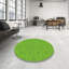 Tapis tissé à la machine vert-86046937