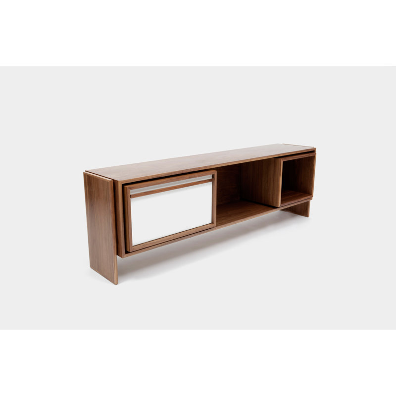 Low Units Media Console, White