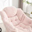 Moderne, rose, chaise longue avec, chaise d'appoint ergonomique`` poche de rangement`` structure en acier, utilisation extérieure moderne rose doux et stable, poche latérale pour