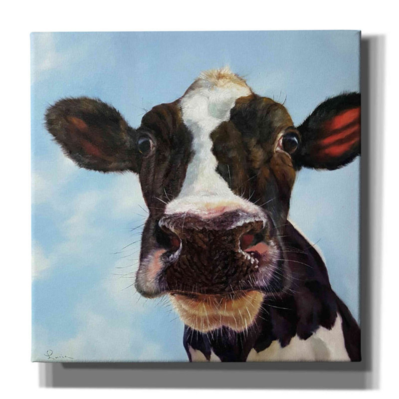«Louise» par Lucia Heffernan, art mural sur toile, H 12 po x l 12 po x P 0,75 po