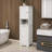 Laundry Sorter Cabinet with Tilt-Out Door – Off-White MDF | Minimalist | Laundry Room