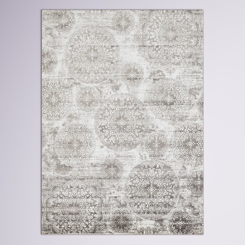 Tapis gris clair Brandt Performance, Rectangle 10 pi x 13 pi, Gris