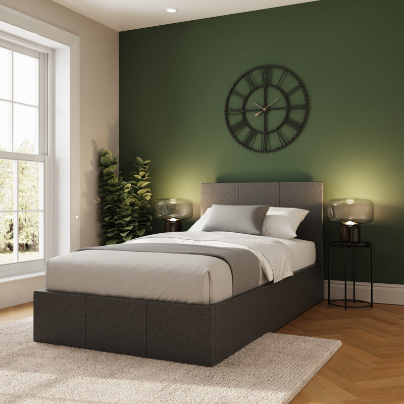 Coopersburg Upholstered Ottoman Storage Bed, Single (3')